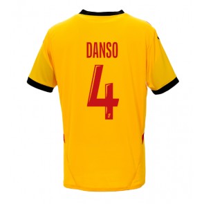 Billiga RC Lens Kevin Danso #4 Hemmatröja 2024-25 Kortärmad